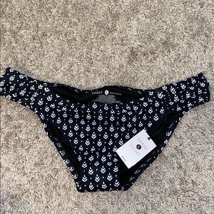 Black and White Swimsuit Bottoms